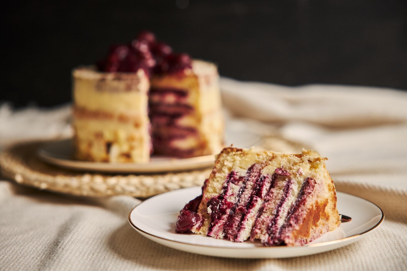 Torta Guirlanda de Frutas Vermelhas: Sobremesa Natalina