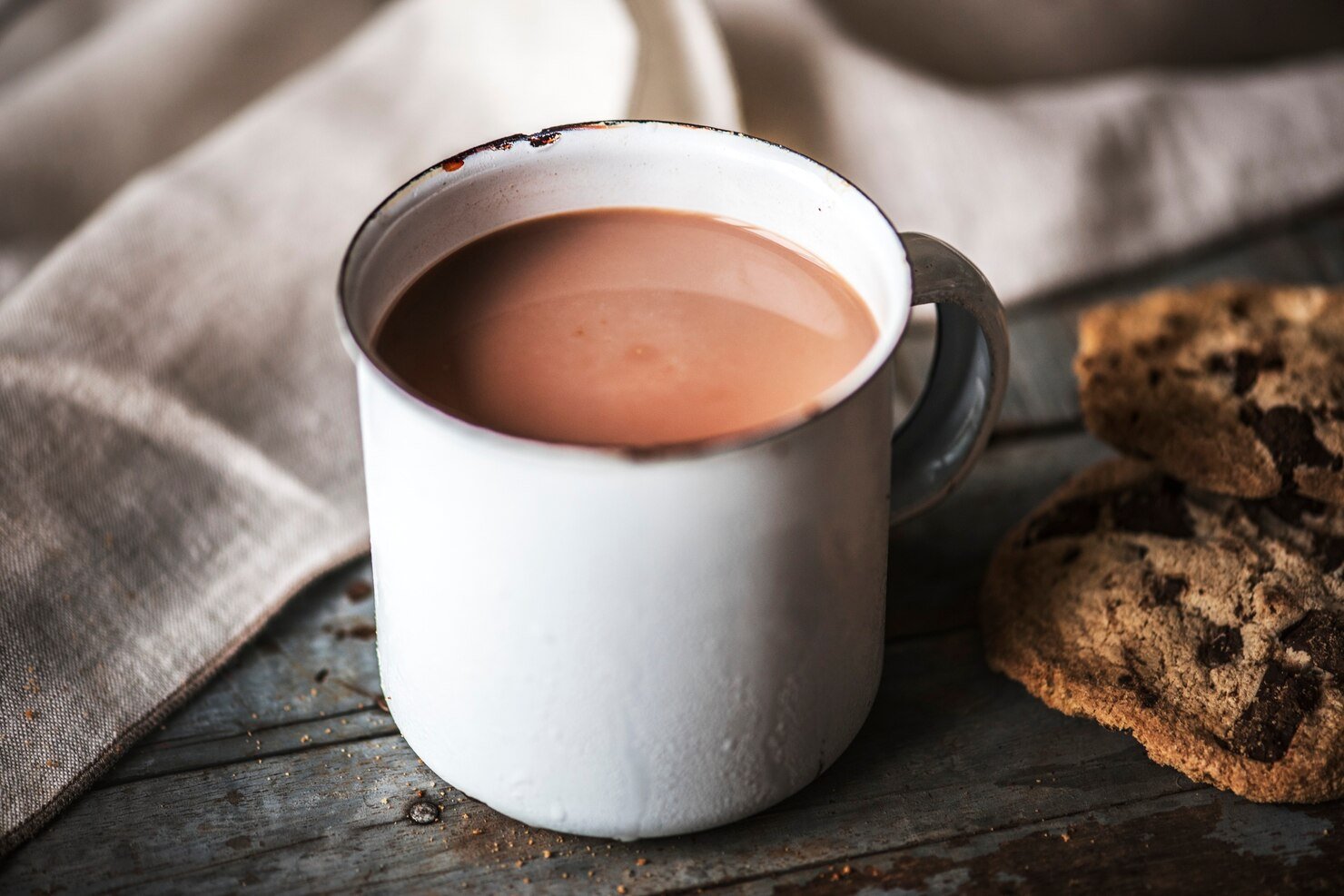 Chocolate Quente com Creme de Leite