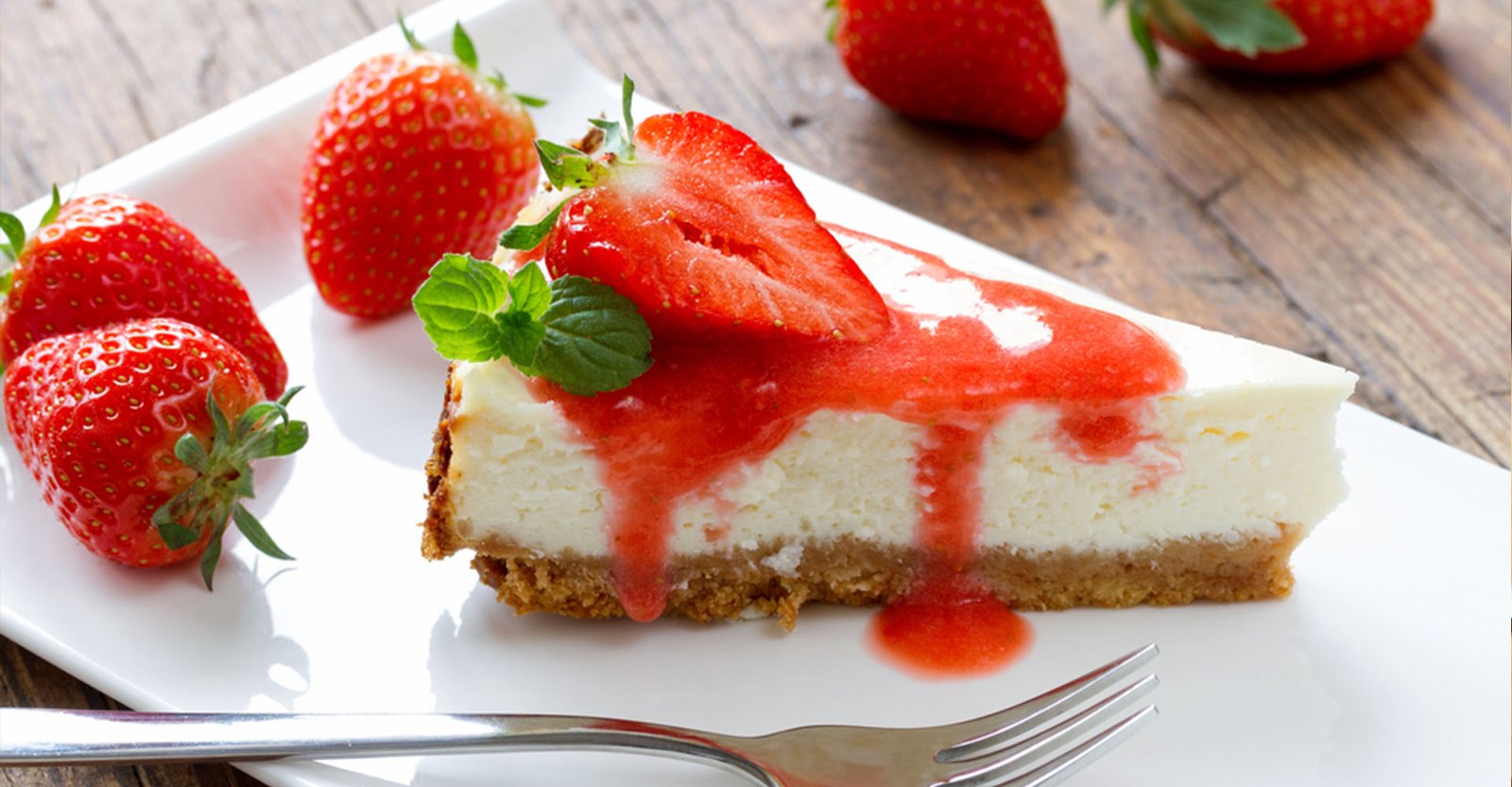 Delicious Strawberry Cheesecake Recipe by Feinkost