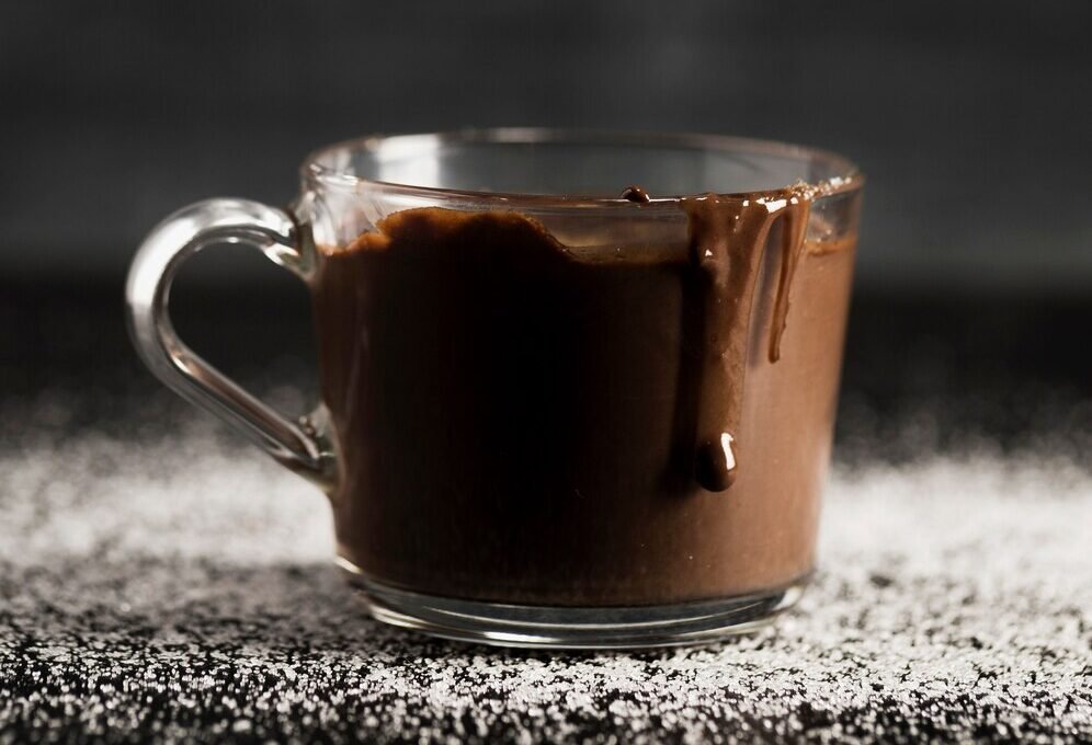 Chocolate Quente com Creme de Leite