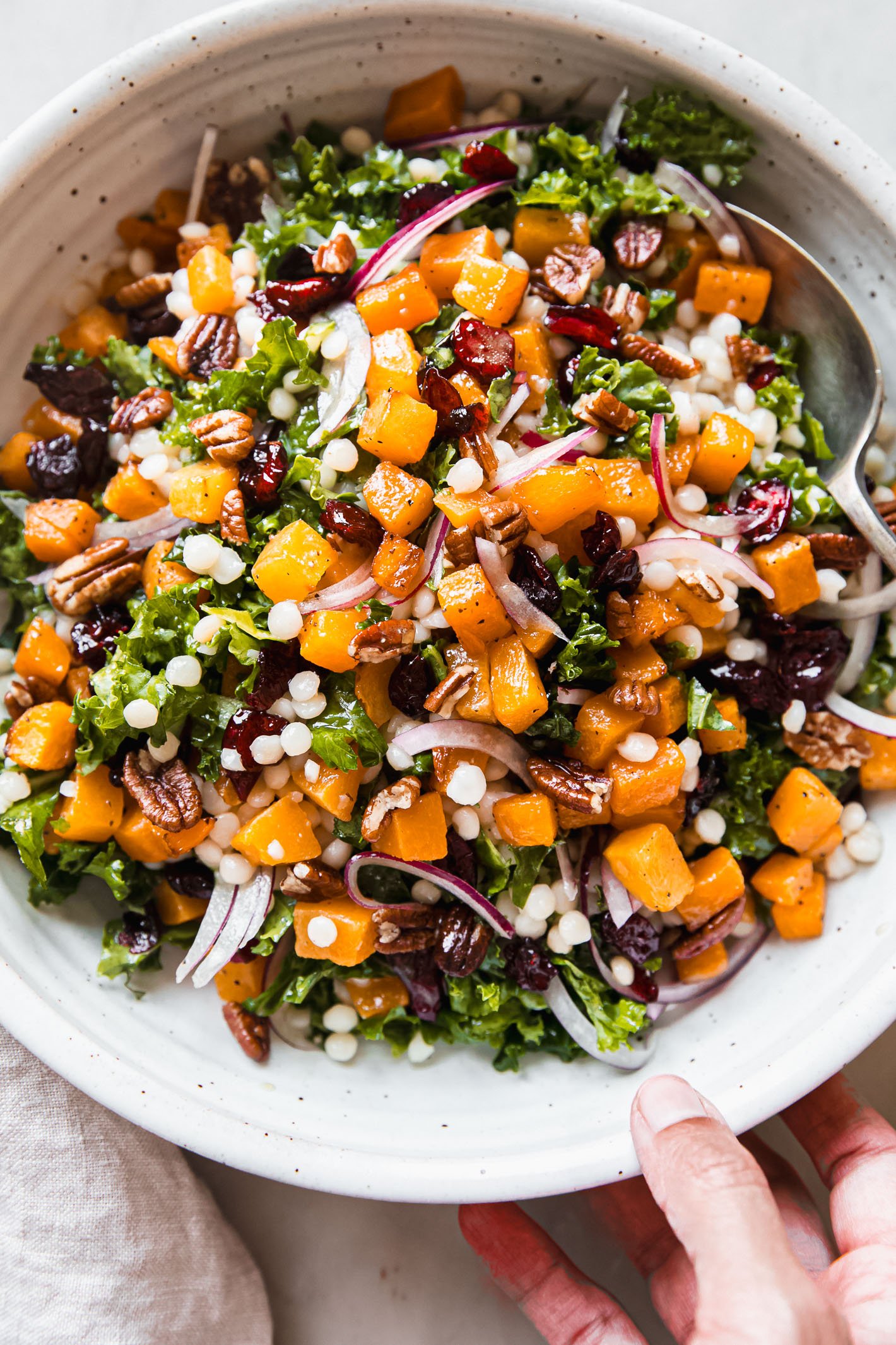 Salada de Cuscuz Pérola com Abóbora Assada