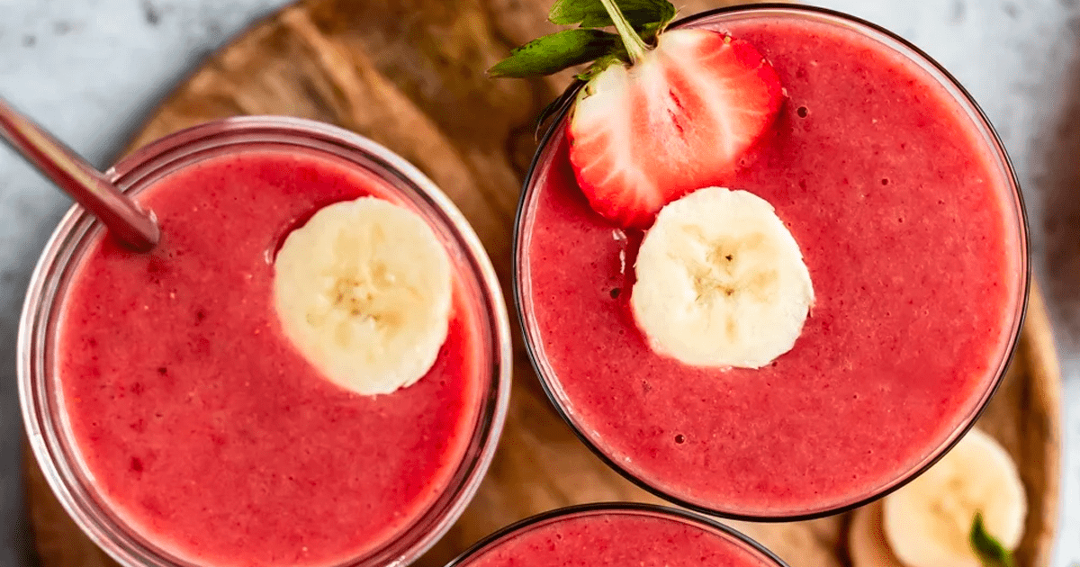 Smoothie de Morango, Laranja e Banana: Receita Deliciosa