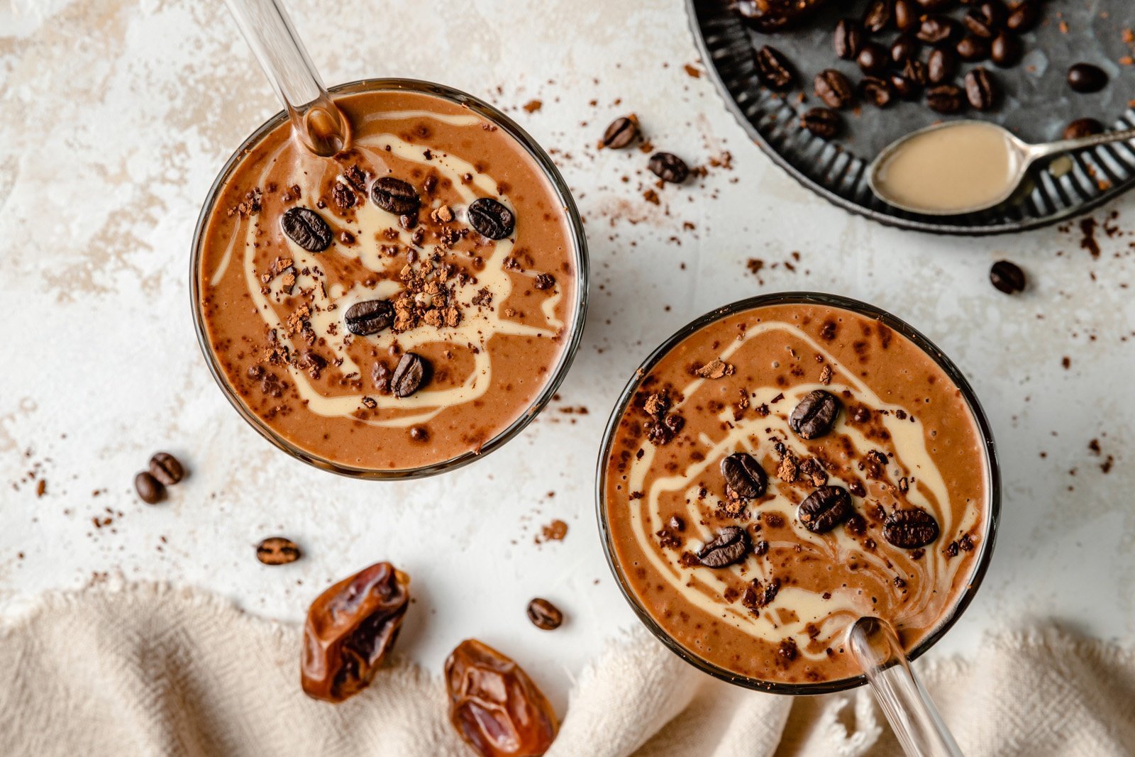 Tahine Chocolate Coffee Date Shake